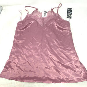 Women's One Hart Dressy Light Orchid Color Lace Top Size Medium